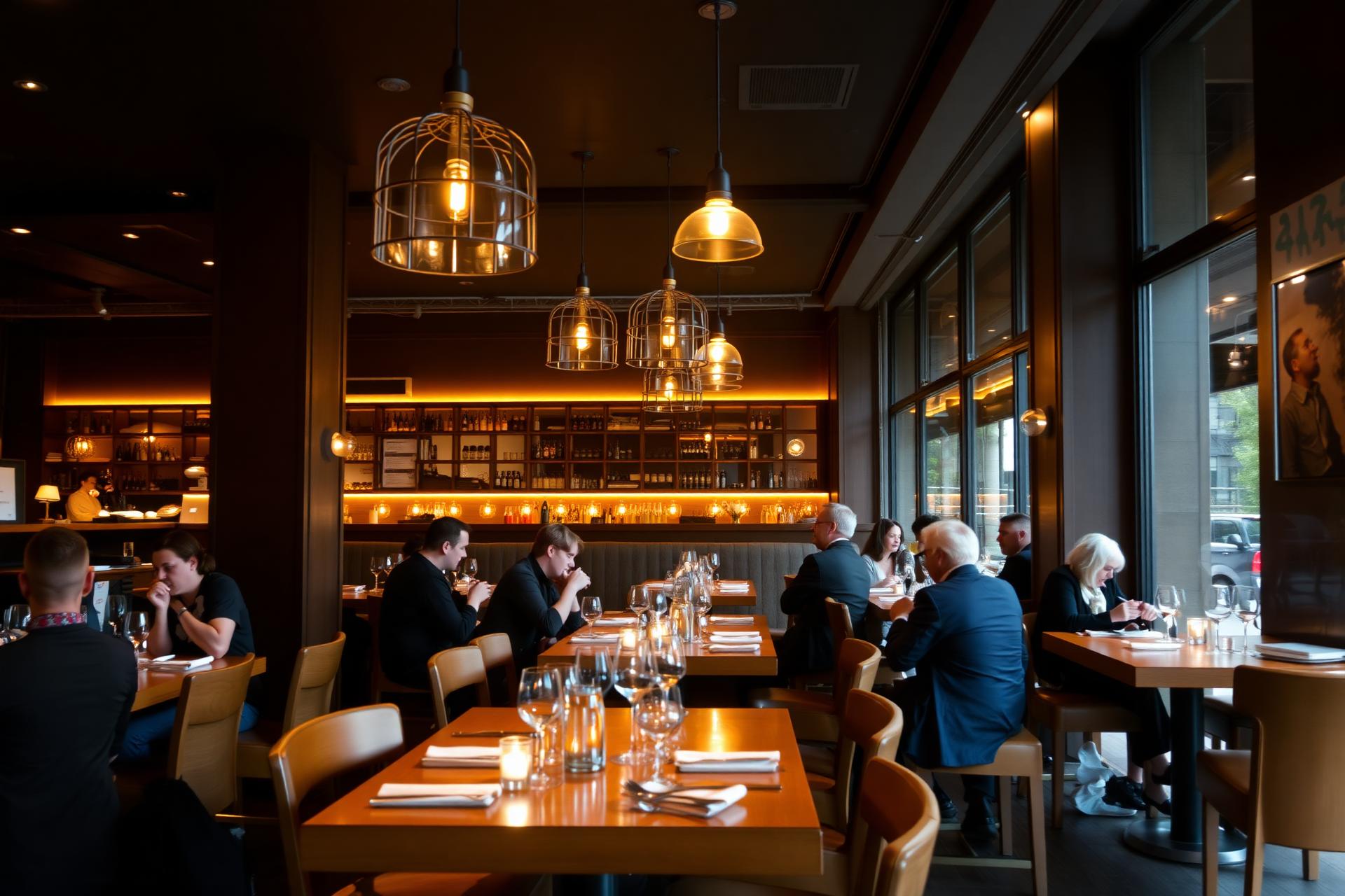 Interiorul Bistro Urban